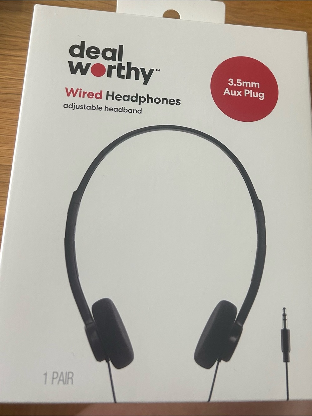 deal worthy Wired Headphones in Black NWOT